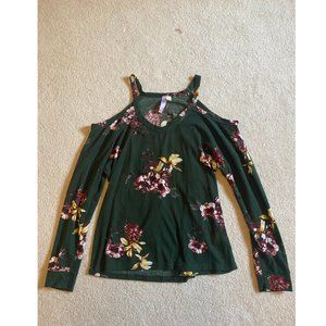 Francesca's Off-Shoulder Floral Top